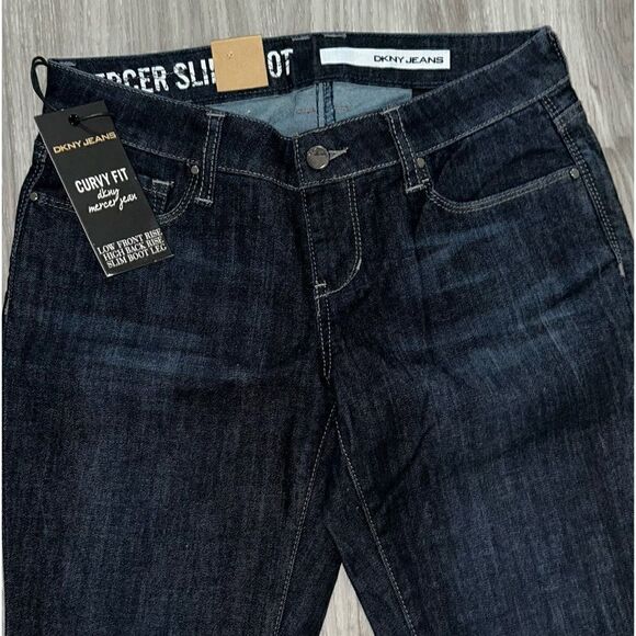 NWT DKNY -CURVY FIT MERCER SLIM BOOT JEANS - Picture 3 of 7